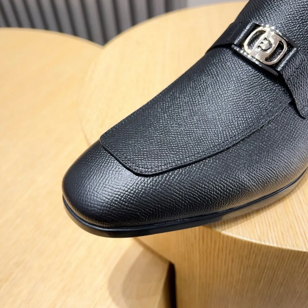 Factory P620💰🔥《Ferragamo》👏Latest•High-end top brand luxury~purchasing agent, top~quality. New fashionable business men's shoes🔜The uppers are made of original cashmere cowhide➕cowhide·lining, with fine workmanship. The original stylish and soft combination wear-resistant and non-slip outsole is light and comfortable on the feet. The real thing looks better in real life. Size: 38/44
